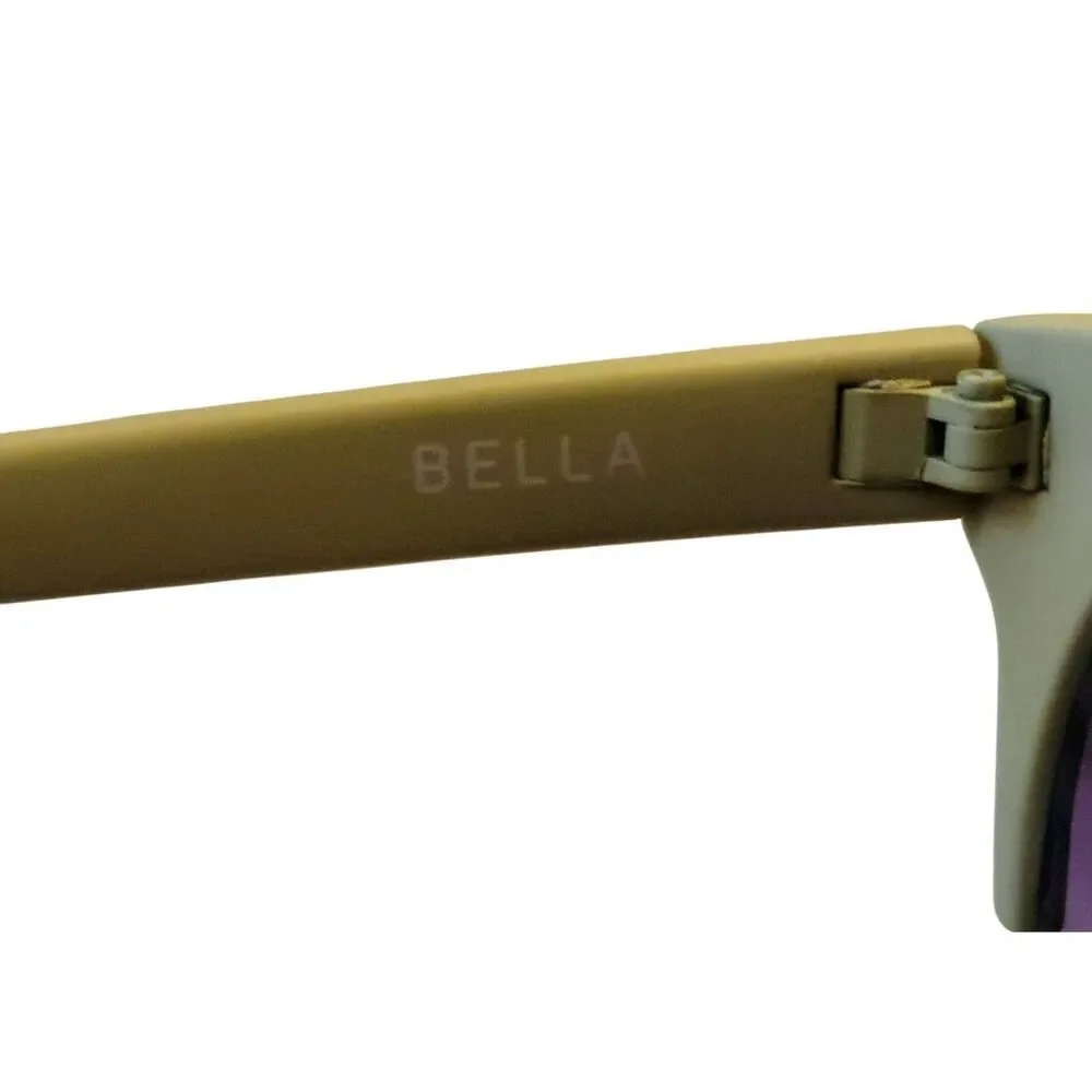 Light Green 1/2 Rim Cat's Eye Neff Sunglasses